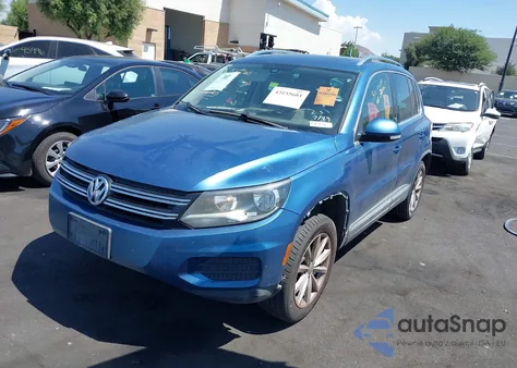 2017 Volkswagen Tiguan 2.0T Wolfsburg Edition from USA, damaged, VIN WVGRV7AXXHW502564